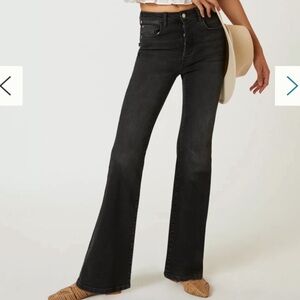 Anthropologie Pilcro Icon Black Flare Jeans size 32